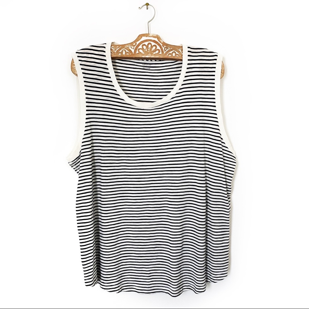 Madewell Whisper Cotton Crewneck Muscle Tank XL